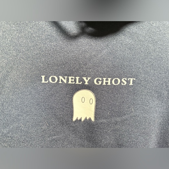 Lonely Ghost Midnight Blue Hoodie - Picture 2 of 3